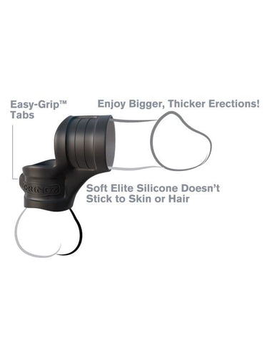 Fantasy C Ringz Mr. Big Cock Ring and Ball Stretcher Dual Action Design - Cock Rings