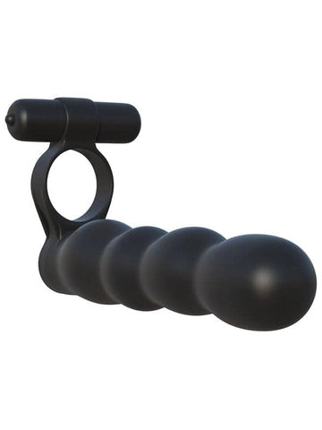 Fantasy C Ringz Posable Partner Double Penetrator with Adjustable Arm - Cock Rings