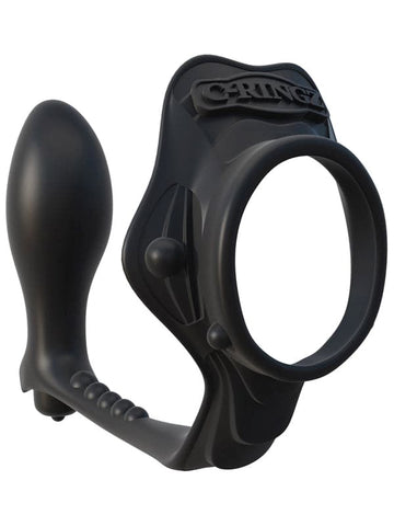 Fantasy C Ringz Rock Hard Ass Gasm Dick Ring with Dual Stimulation - Cock Rings