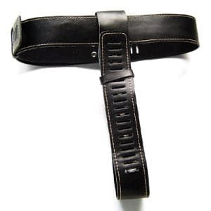Hells Couture FetishWorks Leather Chastity Device with Removable Butt Plug - Male Chastity
