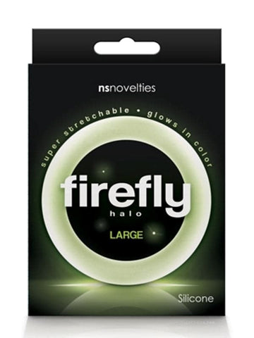 NS Novelties Firefly Halo Cock Ring Large 60mm Glow in Dark Enhancement - Cock Rings