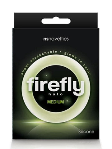 NS Novelties Firefly Halo Cock Ring Medium 55mm Glow in the Dark - Cock Rings