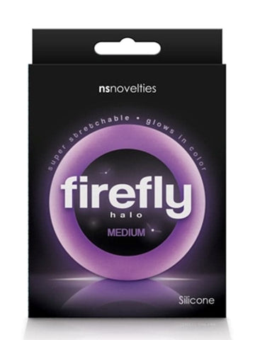 NS Novelties Firefly Halo Cock Ring Medium 55mm Glow in the Dark - Cock Rings