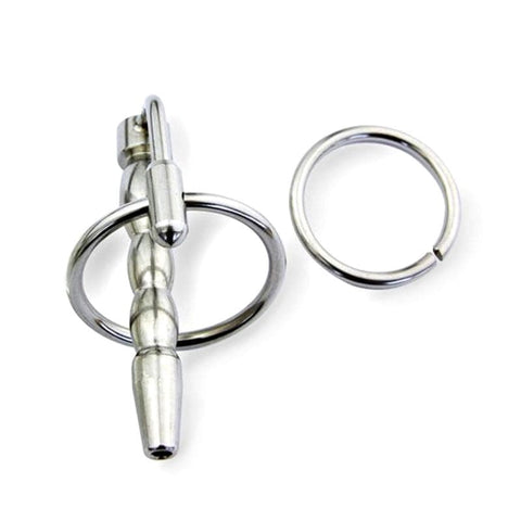 Flared Cum Through Penis Plug with Glans Ring - Penis Plugs