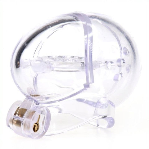 BDStyle Flexible Egg Chastity Cage with Spike Ring Security - Male Chastity