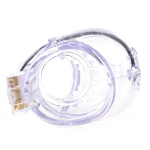 BDStyle Flexible Egg Chastity Cage with Spike Ring Security - Male Chastity