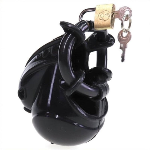 BDStyle Full Egg Locker Male Chastity Cage TPR Construction - Male Chastity