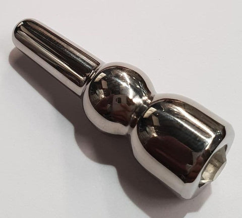 Hells Couture Glowstick Jewelled Ascending Penis Plug Diamond Steel Urethral - Penis Plugs