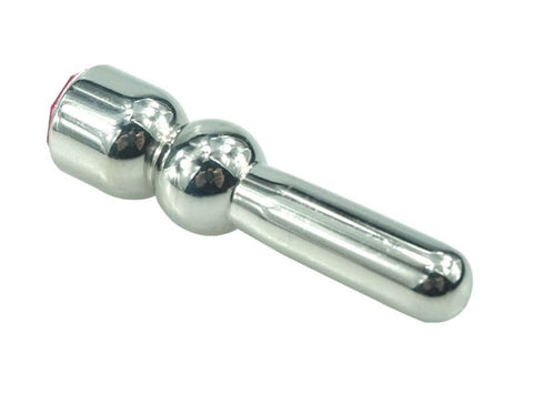 BDStyle Glowstick Penis Plug with Jeweled Base for Urethral Stimulation - Penis Plugs