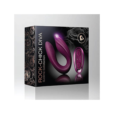 Rock-Chick Diva Dual Stimulation Vibrator by Rocks Off - G-Spot Vibrators