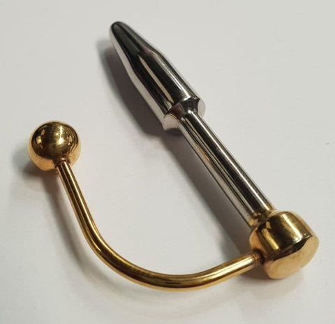 Hells Couture Golden Boy Penis Plug with Gold Plated Luxury Design - Penis Plugs