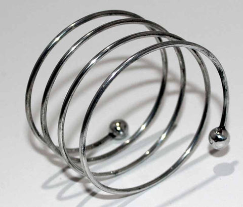 Hells Couture 4Shared Cock Ring Spiral Surgical Steel Spiral Design - Cock Rings