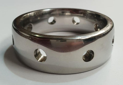 Hells Couture Hot & Cold Metal Cock Ring 15mm Temperature Play Enhancement - Cock Rings