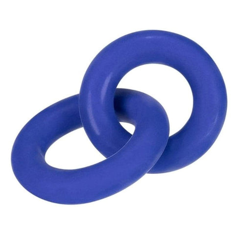 Hunkyjunk DUO Linked Cock/Ball Rings Dual Ring Stimulation System - Cock Rings