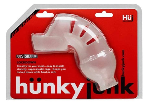 Hunkyjunk LOCKDOWN Cage Chastity Male Control Device - Male Chastity