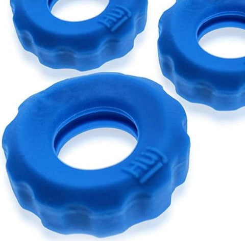 Hunkyjunk Superhuj C Ring 3 Pack with Plus Silicone Blend - Stretchy Cock Rings