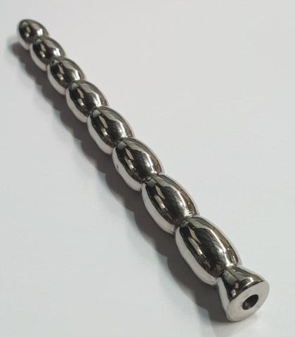 Hells Couture I Village Humper Beaded Cum Thru Penis Plug Hollow Core - Penis Plugs