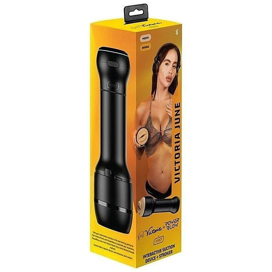 PowerBlow and Feel by KIIROO Victoria June Mouth Combo - Masturbators and Strokers