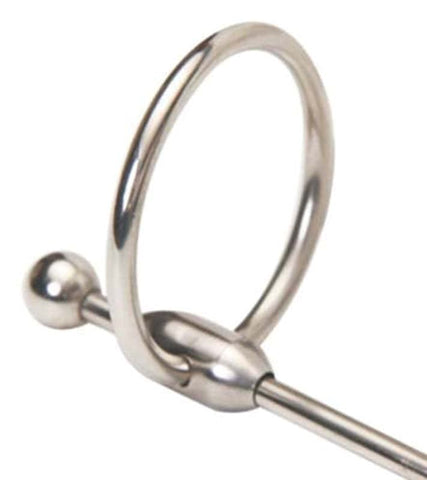 BDStyle Indude Urethral Stimulator Steel Penis Plug with Glans Ring - Penis Plugs
