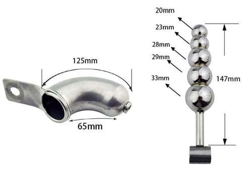 BDStyle Institutionalized Locking Male Chastity Belt with Secure Lock - Male Chastity