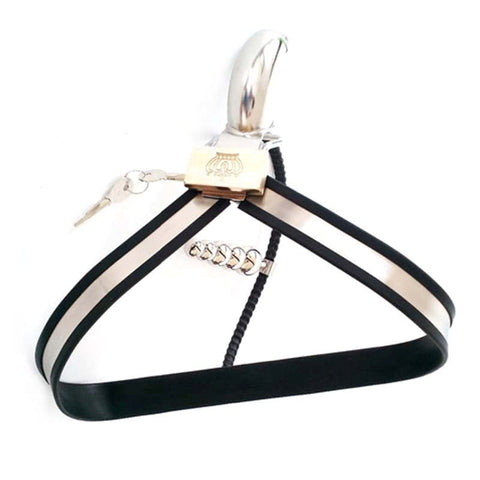 BDStyle Institutionalized Locking Male Chastity Belt with Secure Lock - Male Chastity