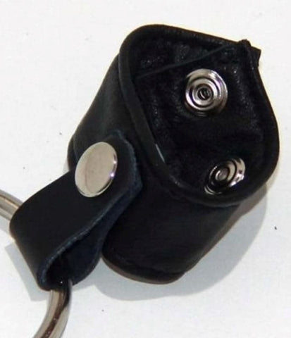BDStyle JadeRope CockRing Leather and Metal Dual Function Design - Cock Rings