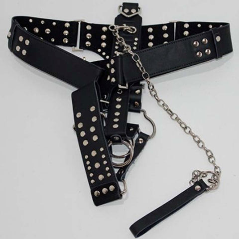 Hells Couture Keep It Kinky Male Chastity Device with Gates of Hell - Male Chastity