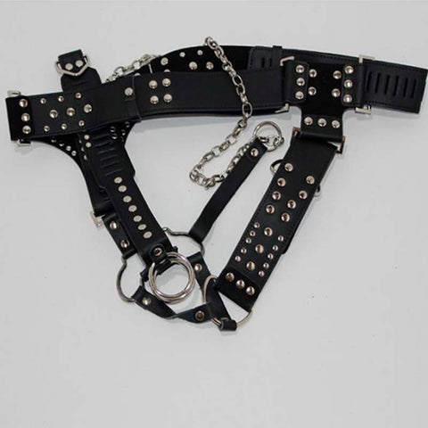 Hells Couture Keep It Kinky Male Chastity Device with Gates of Hell - Male Chastity