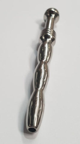 Hells Couture LampPost Cum Thru Penis Plug Medical Grade Steel - Penis Plugs