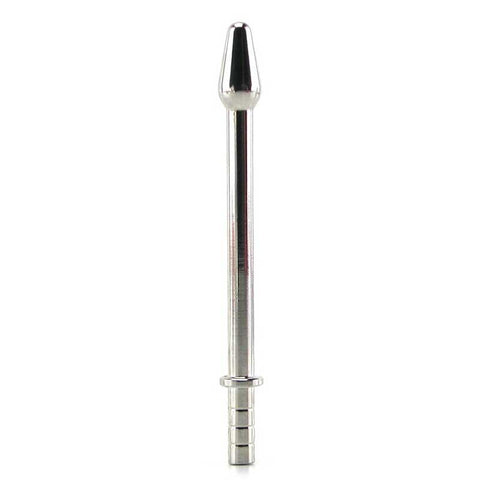 XR Brands Lancia Stainless Steel Shaft Silver Urethral Sound - Penis Plugs
