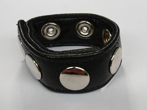 Hells Couture Leather Cock Ring Adjustable Design for Enhanced Pleasure - Cock Rings