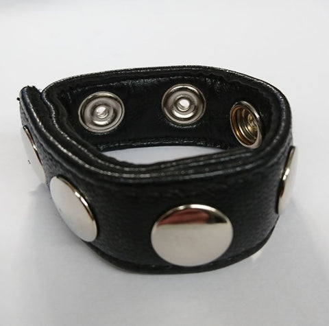 Hells Couture Leather Cock Ring Adjustable Design for Enhanced Pleasure - Cock Rings