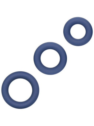 Link Up Ultra Soft Elite Stretchy Cock Ring Set Premium Silicone - Ball and Cock Toys