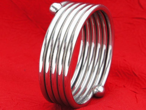 Hells Couture LiveDoor Cock & Glans Rings Premium Stainless Steel - Cock Rings