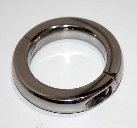 Hells Couture Loopy Smooth Steel Cock Ring XL 54mm Split Design - Cock Rings