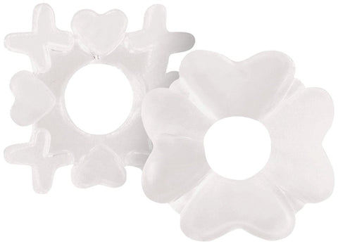 NS Novelties Love Me Tender Love Rings Heart Shaped Cock Rings - Cock Rings