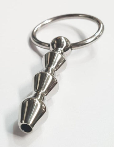Hells Couture Lovepanky Cum Thru Cock Plug Three Stage Ribbed Design - Penis Plugs