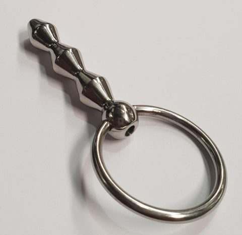 Hells Couture Lovepanky Cum Thru Cock Plug Three Stage Ribbed Design - Penis Plugs
