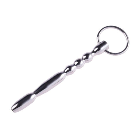 BDStyle MACHO Cum Thru Metal Penis Plug Hollow Steel Urethral Stimulator - Penis Plugs