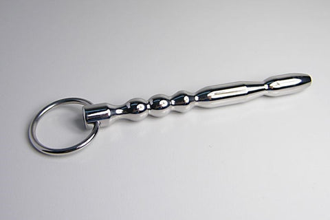 BDStyle MACHO Cum Thru Metal Penis Plug Hollow Steel Urethral Stimulator - Penis Plugs