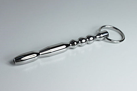 BDStyle MACHO Cum Thru Metal Penis Plug Hollow Steel Urethral Stimulator - Penis Plugs