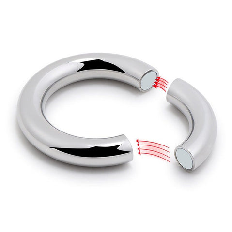 BDStyle Magnetize Stainless Steel Magnetic Ball Stretcher with Magnetic Closure - Ball and Cock Toys