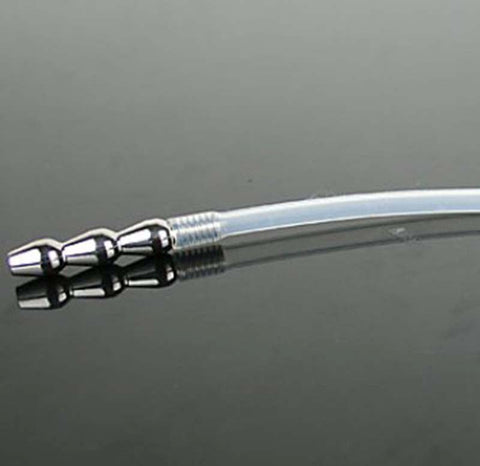 BDStyle Marfan Penis Plug With Glans Ring 150mm Deep Urethral Play - Penis Plugs