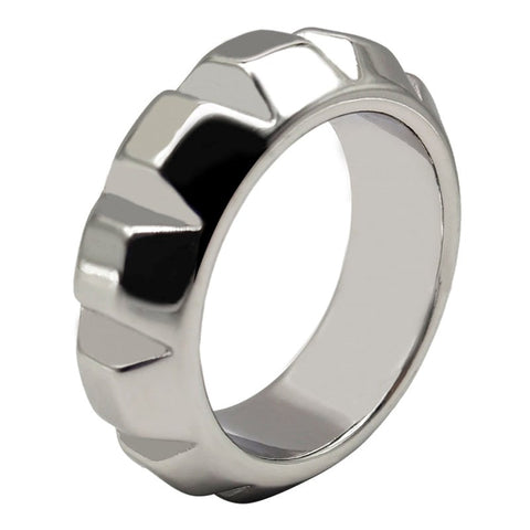 BDStyle Metal Love Cock Ring Premium Steel Construction - Cock Rings