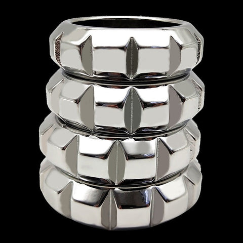 BDStyle Metal Love Cock Ring Premium Steel Construction - Cock Rings