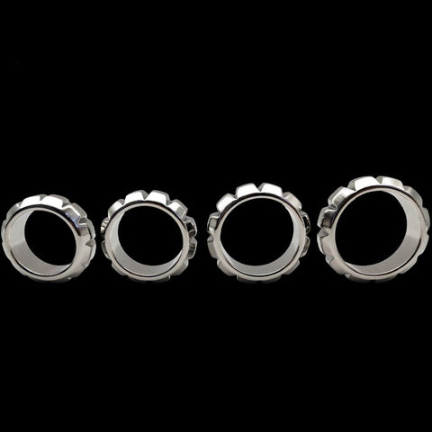BDStyle Metal Love Cock Ring Premium Steel Construction - Cock Rings