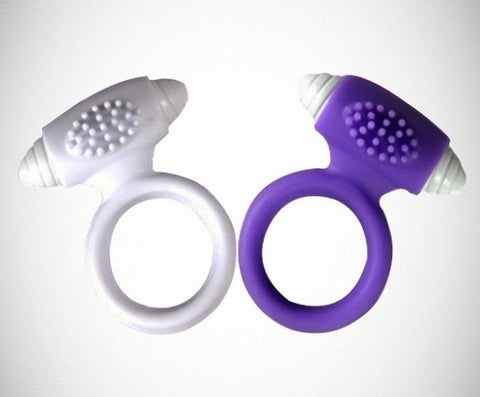 BDStyle Mfones Silicone Cock Ring with Powerful Single Speed Vibration - Ball and Cock Toys