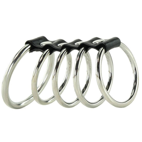 BDStyle Mister B Gates of Hell Cock 7 Rings BDSM Restraint Device - Cock Rings