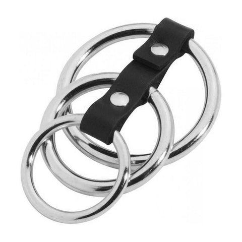 BDStyle Mister B Gates of Hell Cock 7 Rings BDSM Restraint Device - Cock Rings