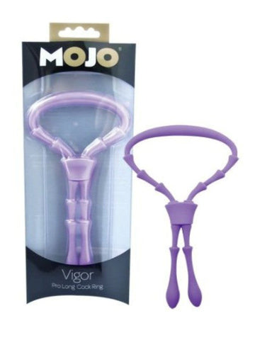 Icon Brands Mojo Vigor Cock Ring Purple Medical Grade Silicone - Cock Rings